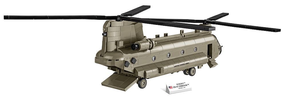 Historia z COBI: Śmigłowiec CH-47 Chinook – ikona wojskowego lotnictwa transportowego