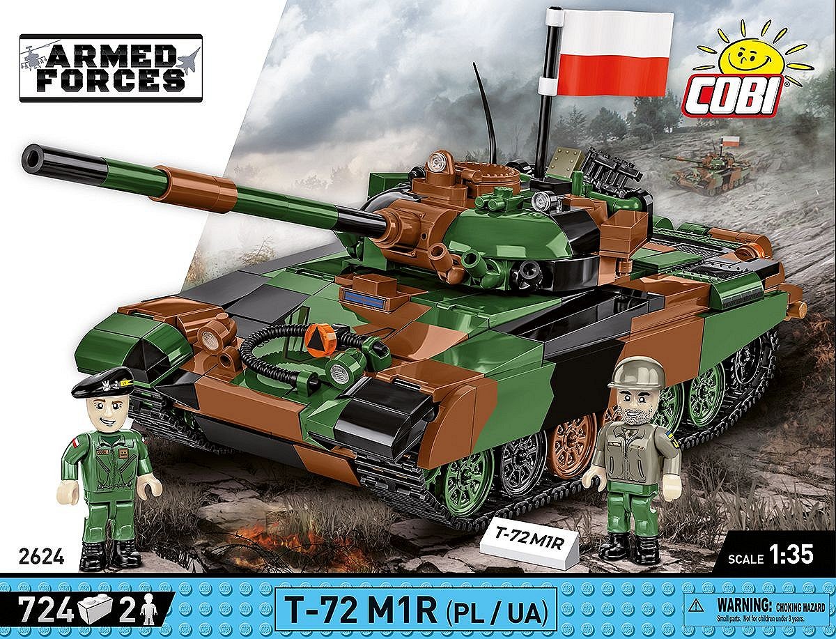 Czołg T-72 z klocków Cobi