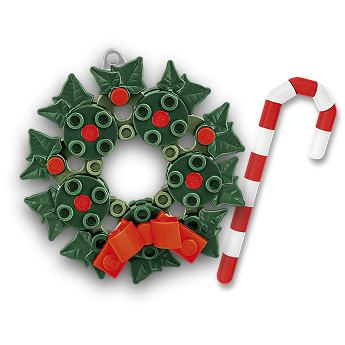 Ozdoby choinkowe - Wianek świąteczny