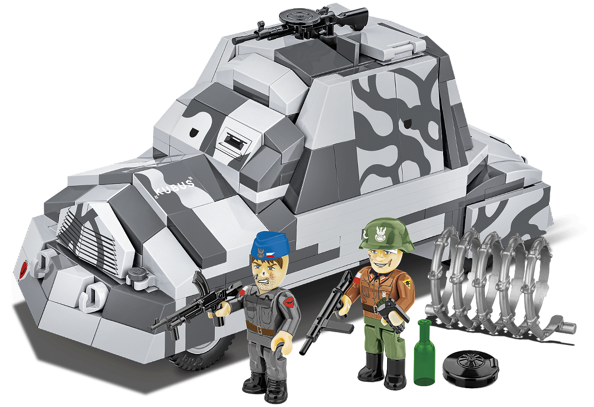 Historia z COBI: Samochód pancerny "Kubuś" – symbol odwagi powstańców warszawskich