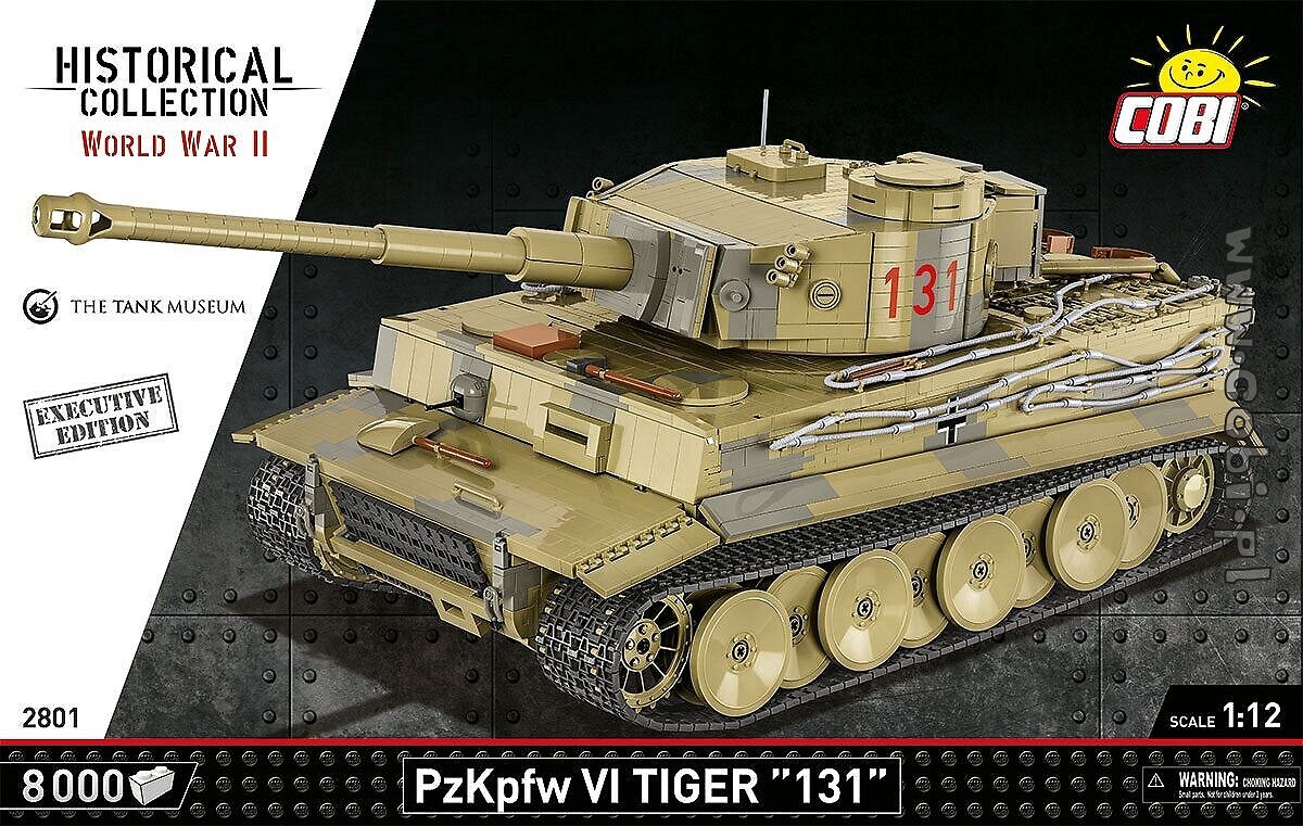 Historia z COBI. Czołg Tiger 131 – legenda na gąsienicach - zdjęcie w treści artykułu