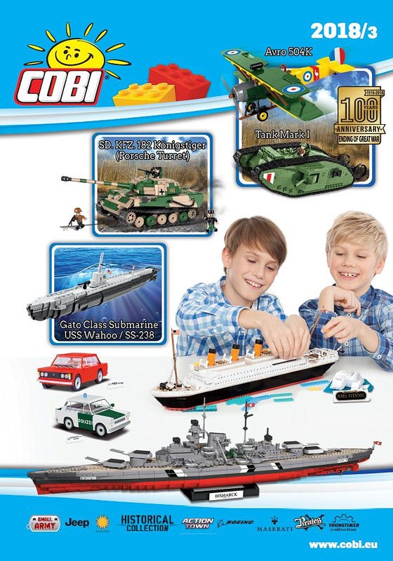 Katalog klocków Cobi 2018/3