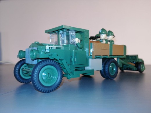 Ciężarówka Ursus A z klocków COBI