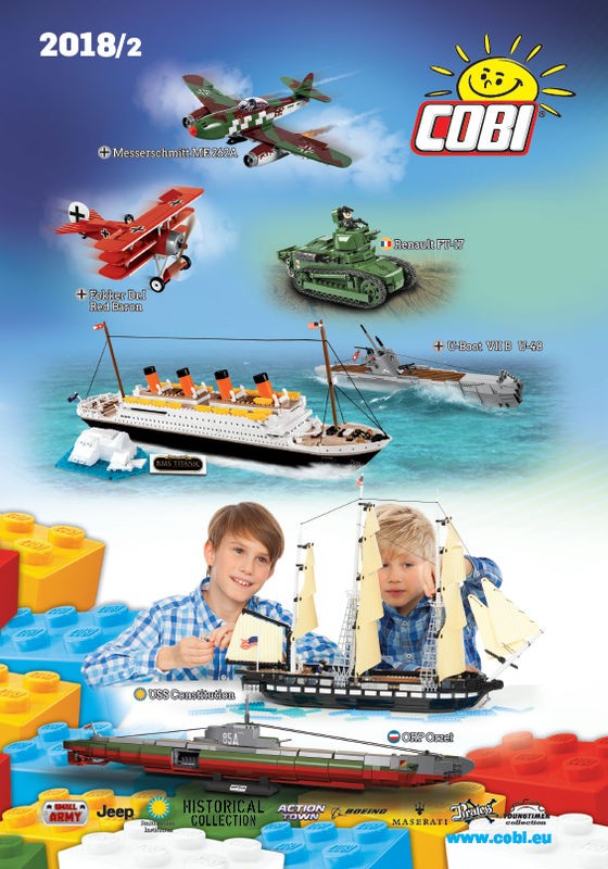 Katalog klocków Cobi 2018/2