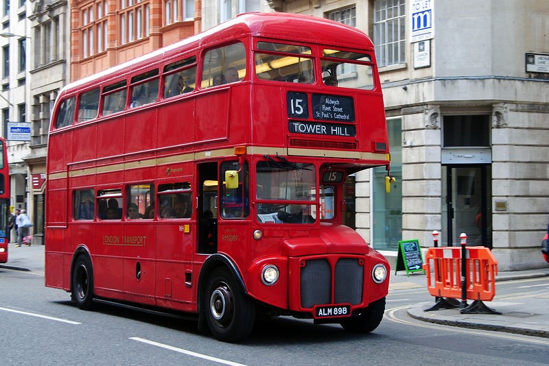 London Bus z klocków