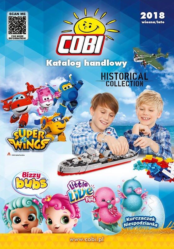 Katalog handlowy Cobi wiosna/lato 2018
