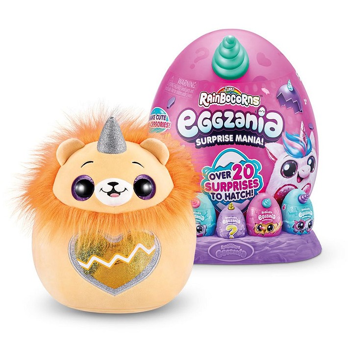 Rainbocorns Jajko z pluszowym jednorożcem + 5 mini jajeczek - fot. 5