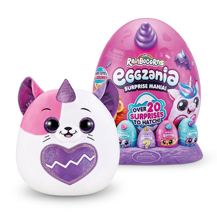 Rainbocorns Jajko z pluszowym jednorożcem + 5 mini jajeczek - fot. 8
