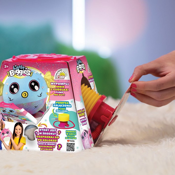 Little Biggies Pluszowe mini zwierzątka - Rybka - uszkodzone opakowanie - fot. 4