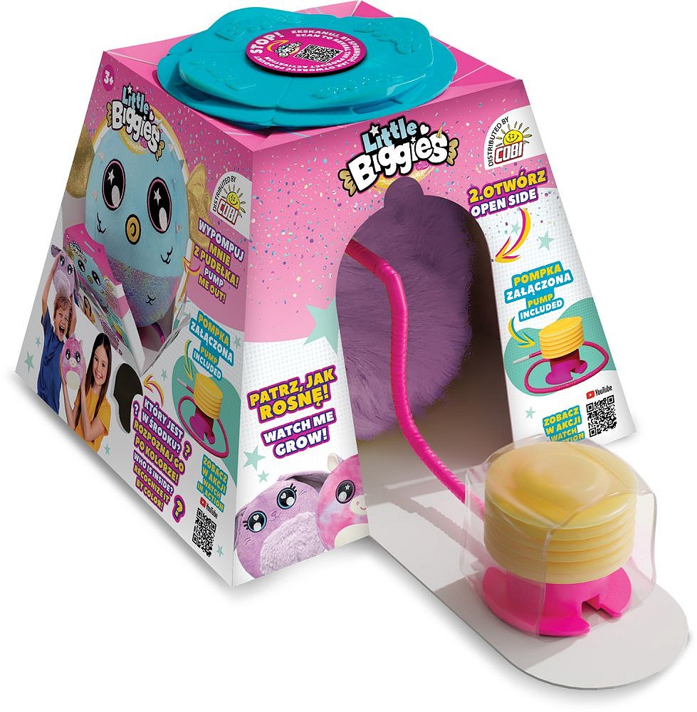 Little Biggies Pluszowe mini zwierzątka - Rybka - uszkodzone opakowanie - fot. 2