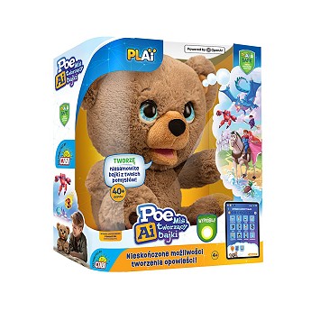 POE AI Miś tworzący bajki