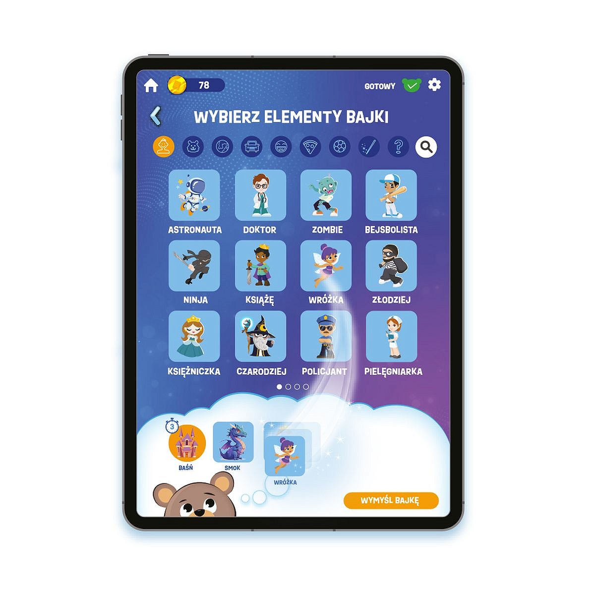 POE AI Miś tworzący bajki - uszkodzone opakowanie - fot. 6