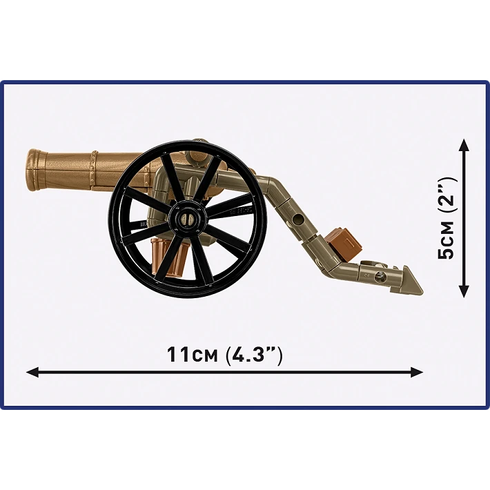 Francuski artylerzysta z armatą - fot. 8
