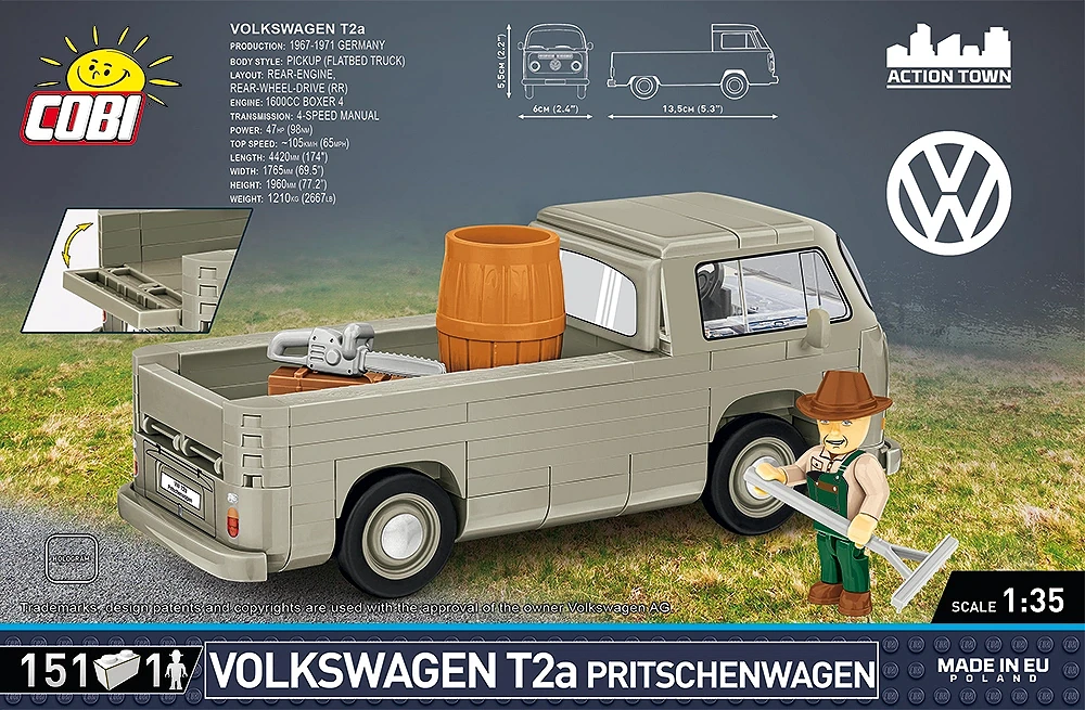 Volkswagen T2a Pritschenwagen - fot. 3