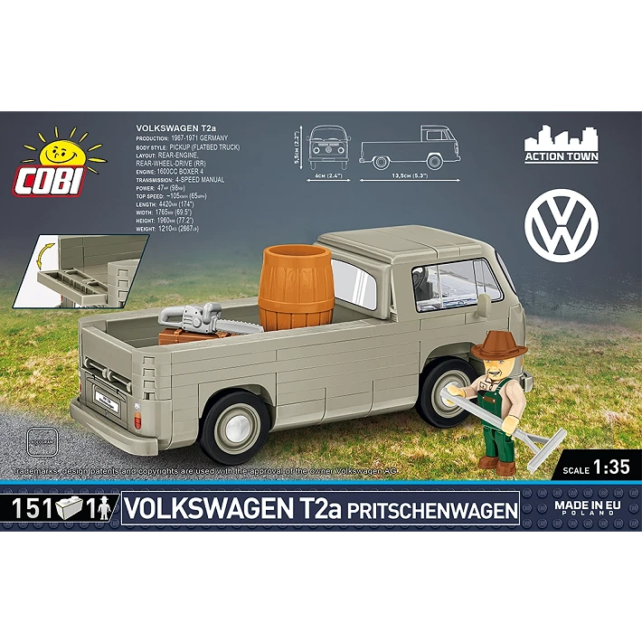 Volkswagen T2a Pritschenwagen - fot. 3