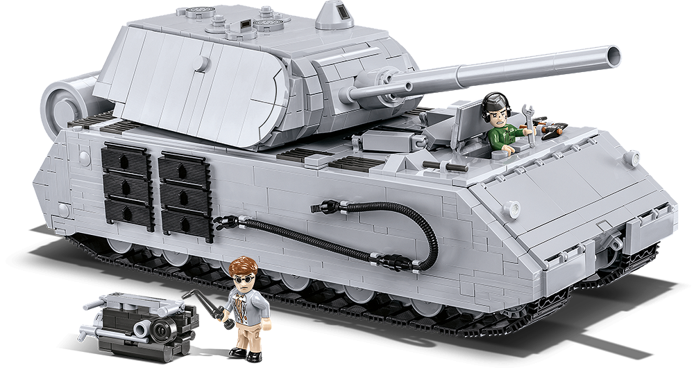 Rekordy z COBI: Panzer VIII Maus, czyli najcięższy i największy czołg, jaki kiedykolwiek skonstruowano