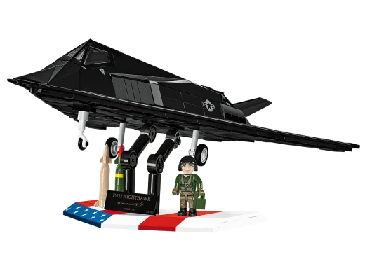 Rekordy z COBI. F-117 Nighthawk, czyli samolot o kanciastych kształtach oszukujących radary