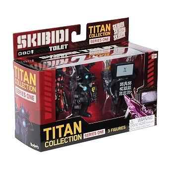 Skibidi Toilet Figurki kolekcjonerskie Titan 3 pack.