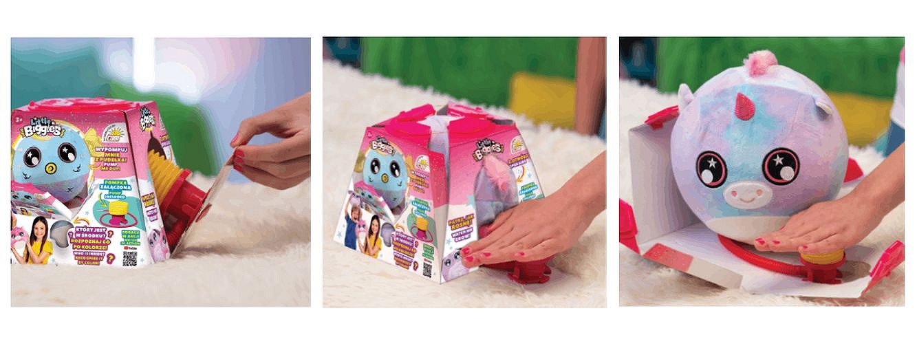 Little Biggies Pluszowe mini zwierzątka - Rybka - uszkodzone opakowanie - fot. 8