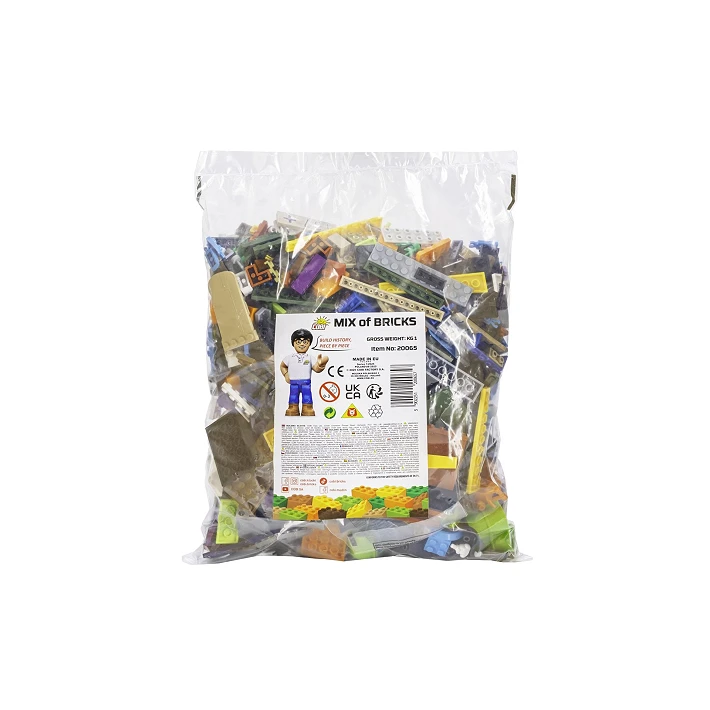 Mix klocków konstrukcyjnych 1 kg - worek - fot. 5