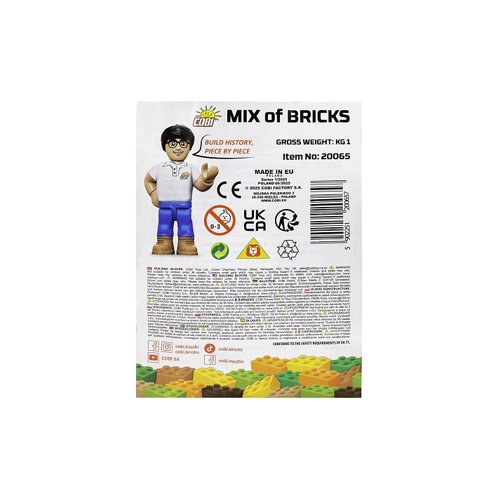 Mix klocków konstrukcyjnych 1 kg - worek - fot. 2