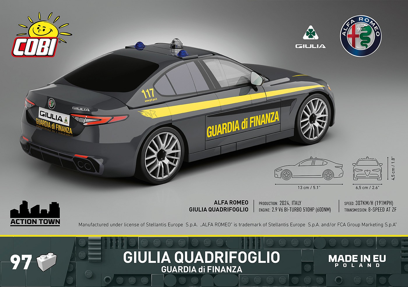 Giulia Quadrifoglio Guardia di Finanza - fot. 4